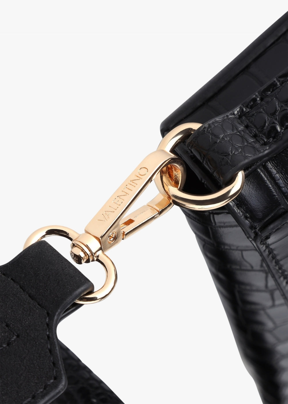 Valentino Fire Reptile Effect Crossbody Bag