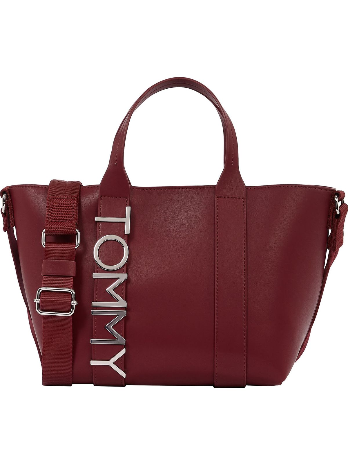 CITY TOTE BAG WITH METALLIC LOGO
