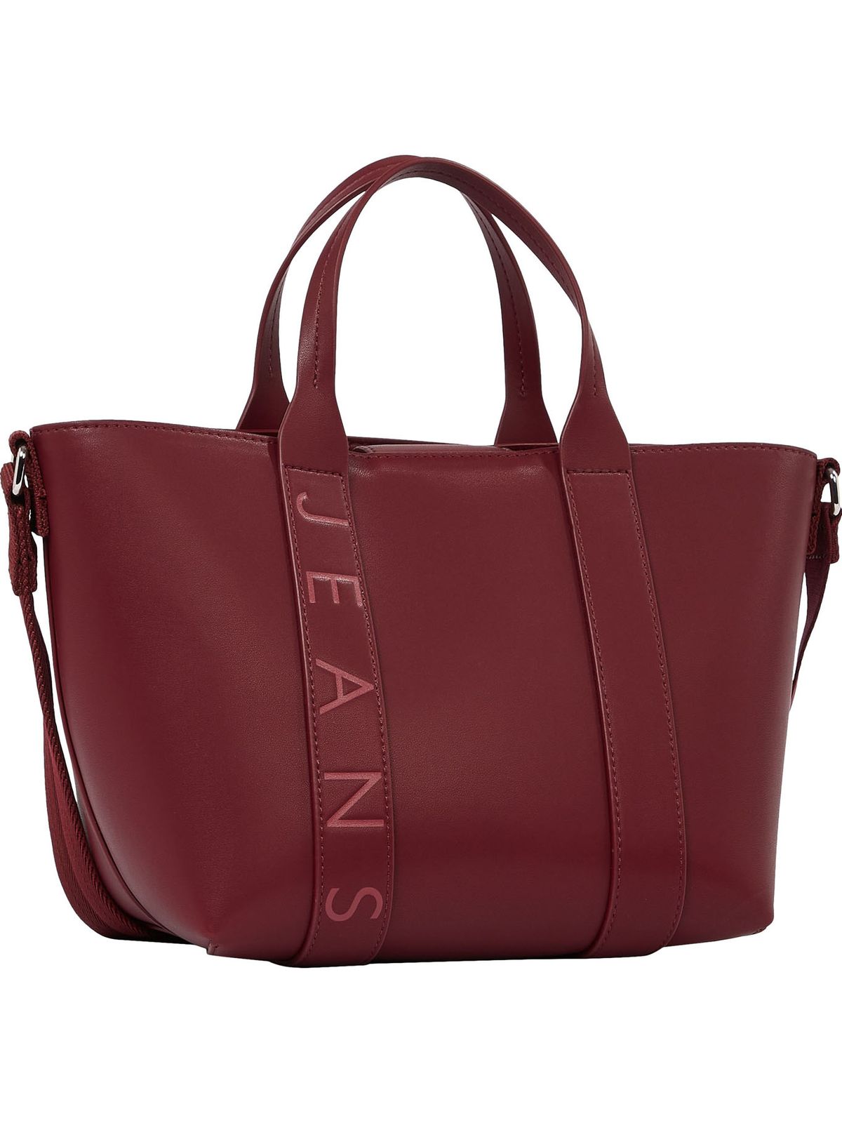 CITY TOTE BAG WITH METALLIC LOGO