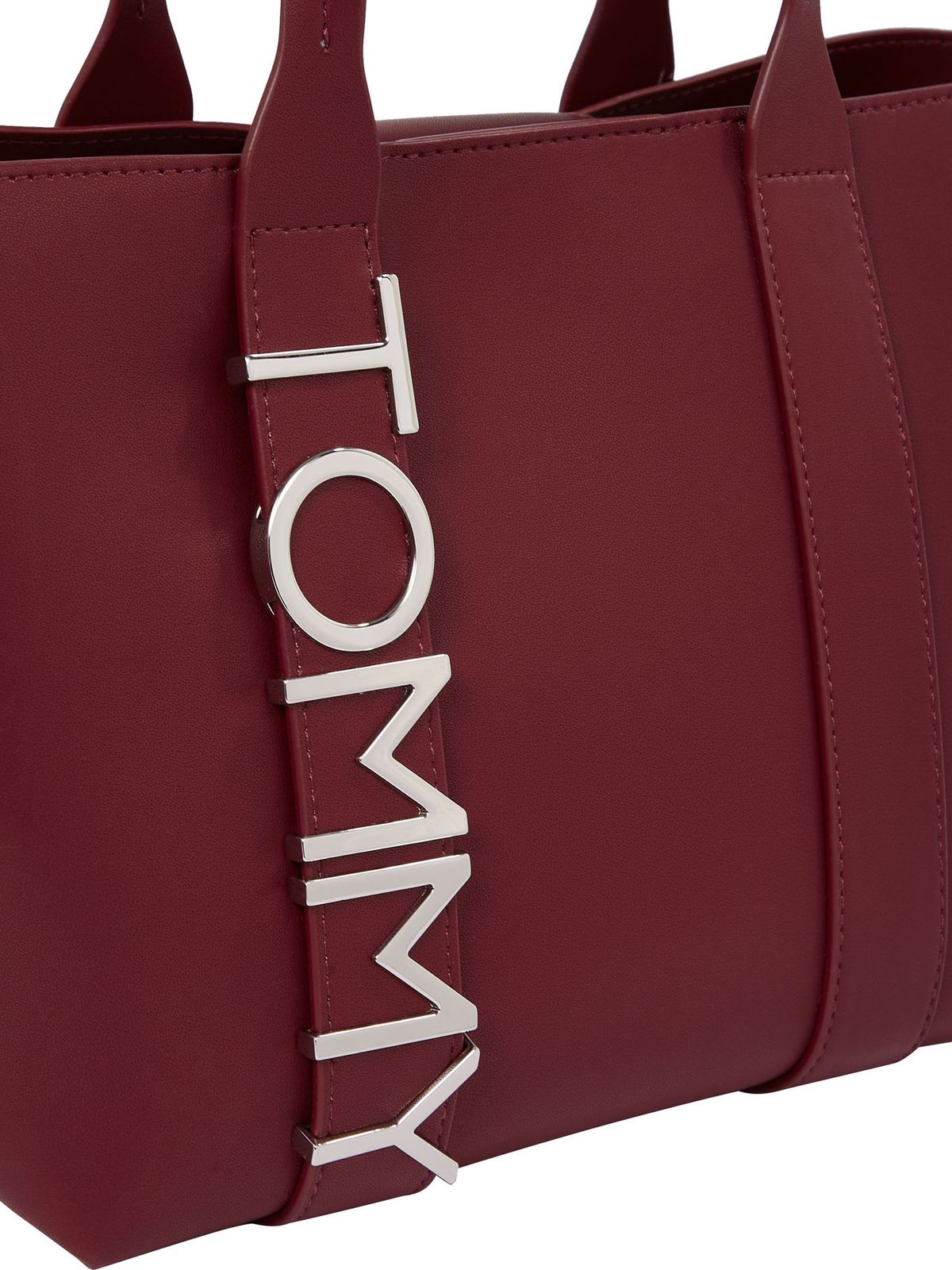 CITY TOTE BAG WITH METALLIC LOGO