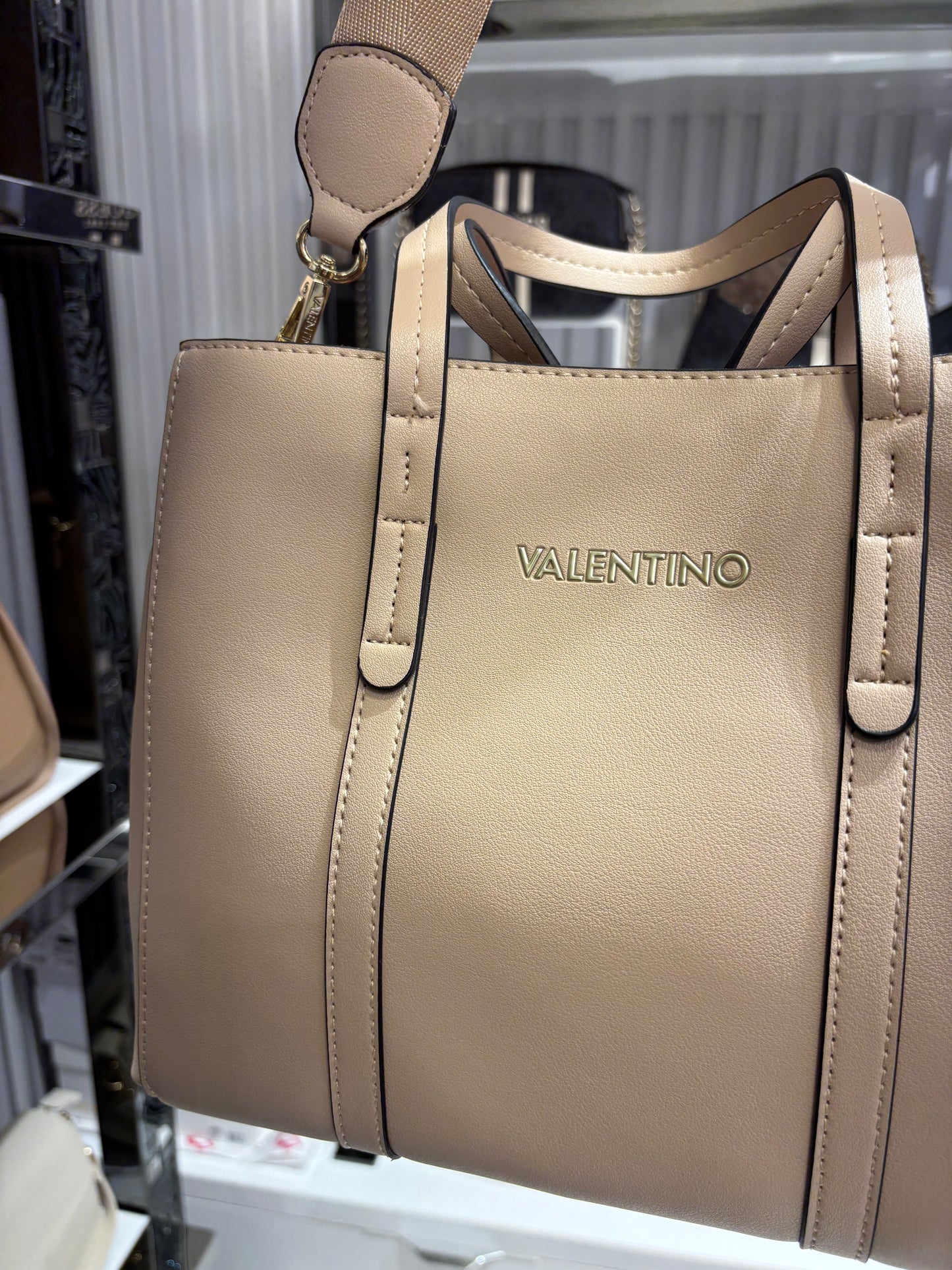 Twig Re Ecru Synthetic Handbag