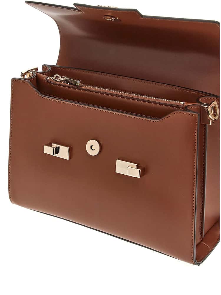 Guess 100% Cotton Aldith Top Handle Flap Bag