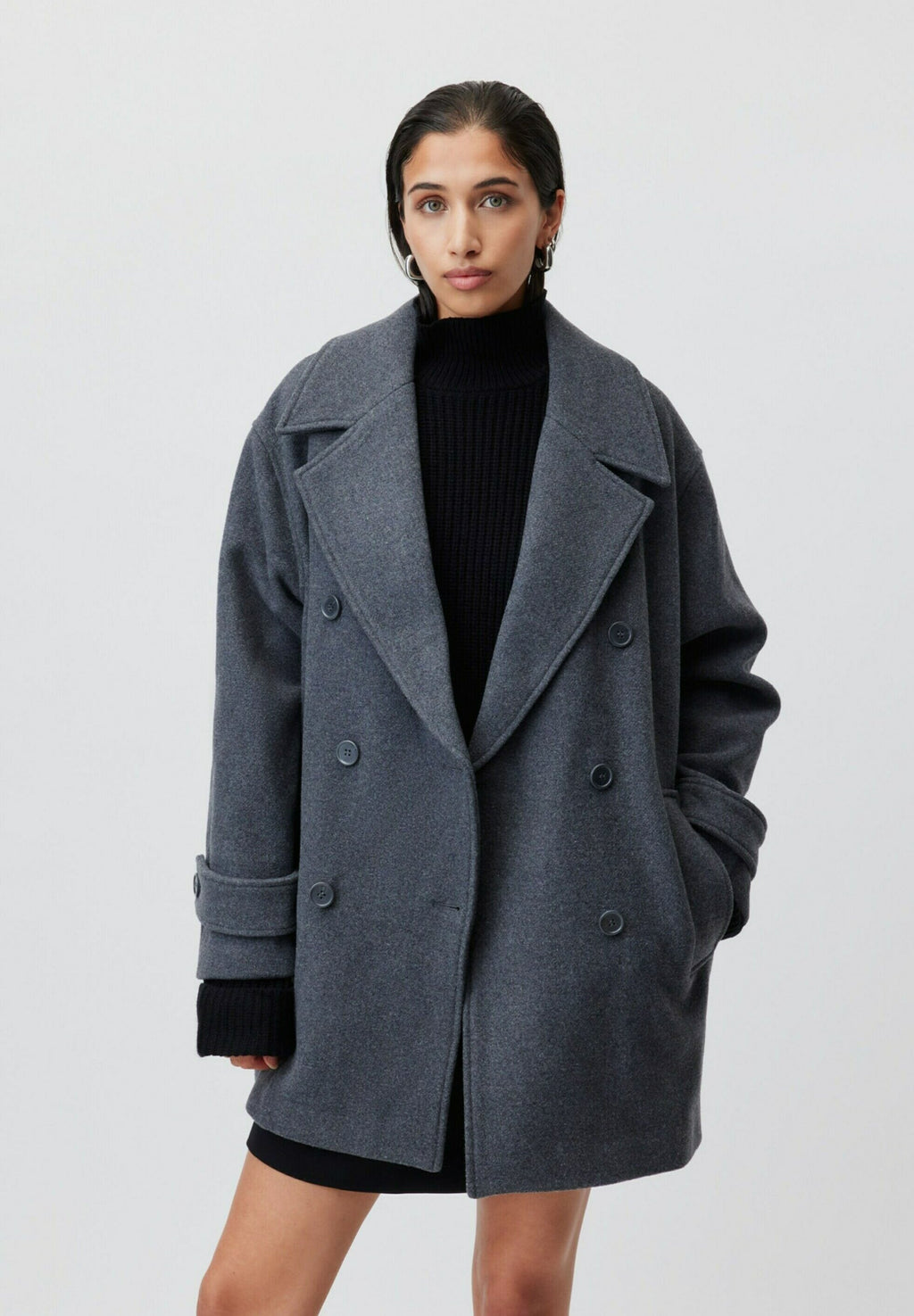 Constance Coat Dark Grey
Melange Women LeGer by Lena Gercke