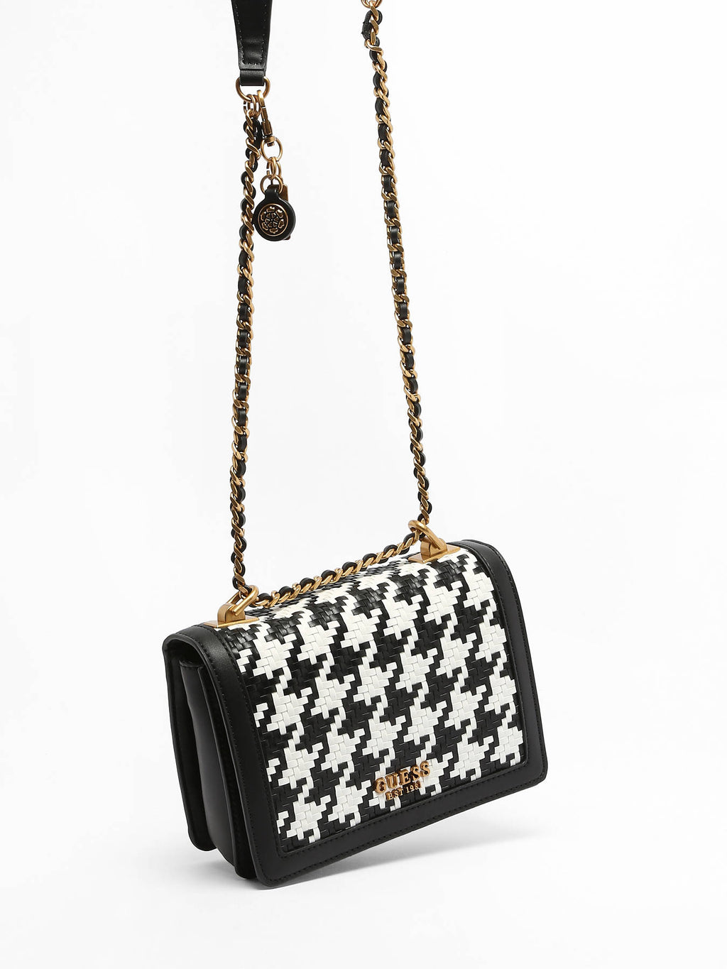 Abey Shoulder bag synthetic white/black