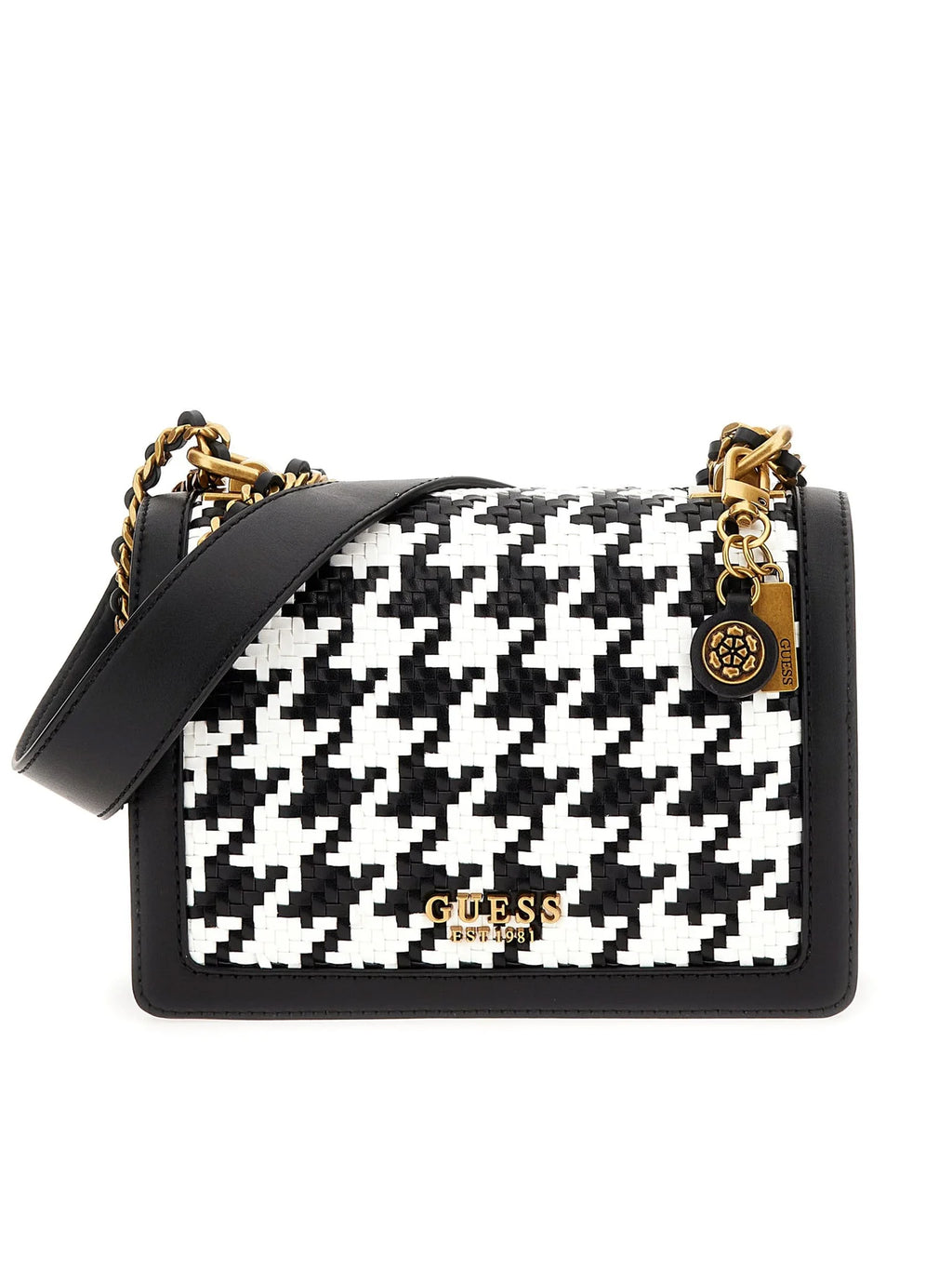 Abey Shoulder bag synthetic white/black