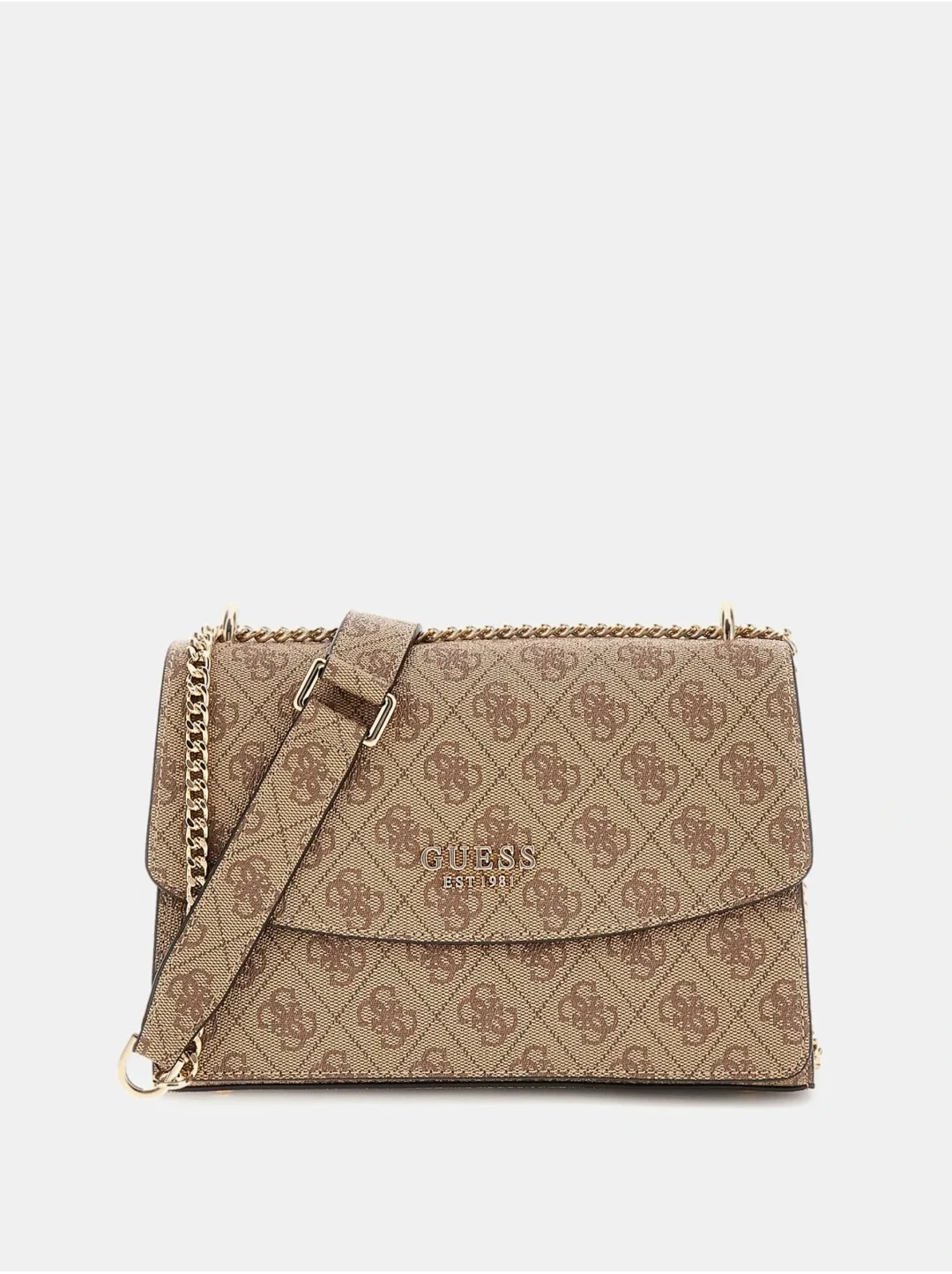 Guess Access Women's Brown Shoulder Bag