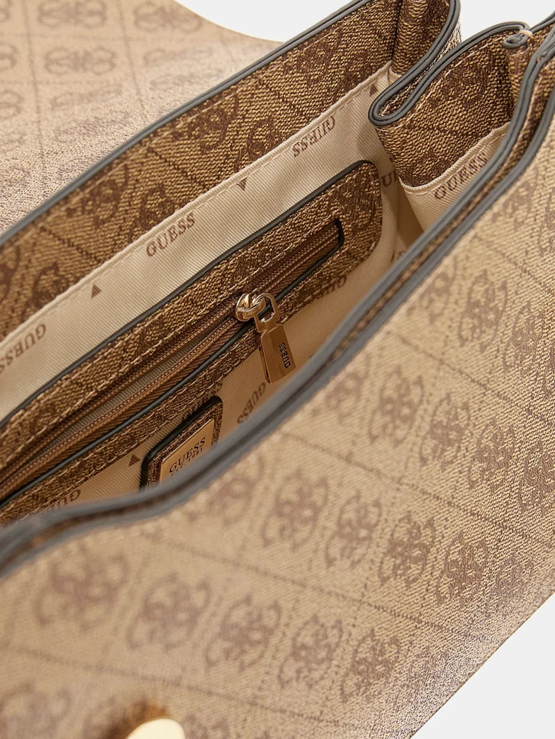 Guess Access Women's Brown Shoulder Bag