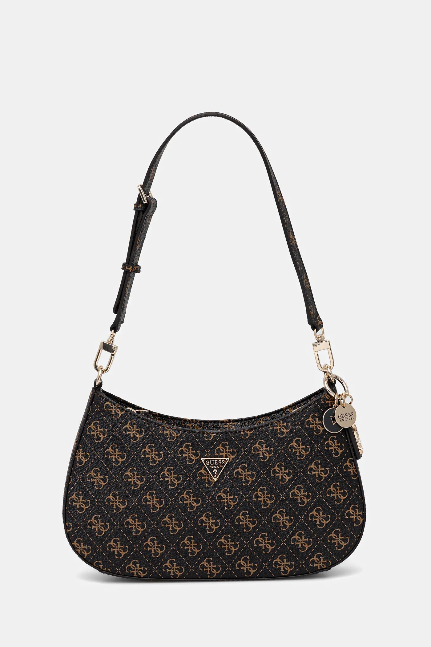 Noelle saffiano shoulder bag