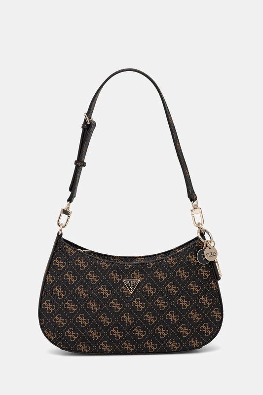 Noelle saffiano shoulder bag