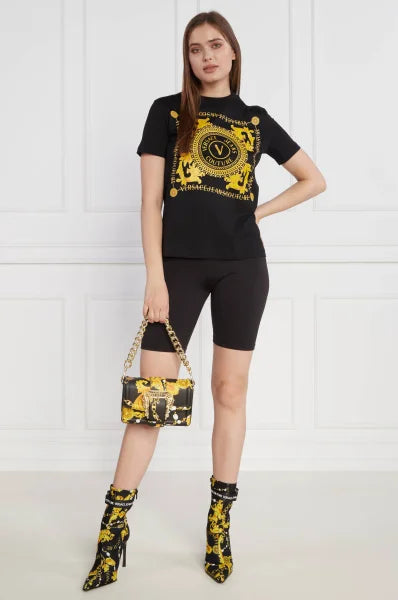 Chain Couture faux-leather crossbody bag
