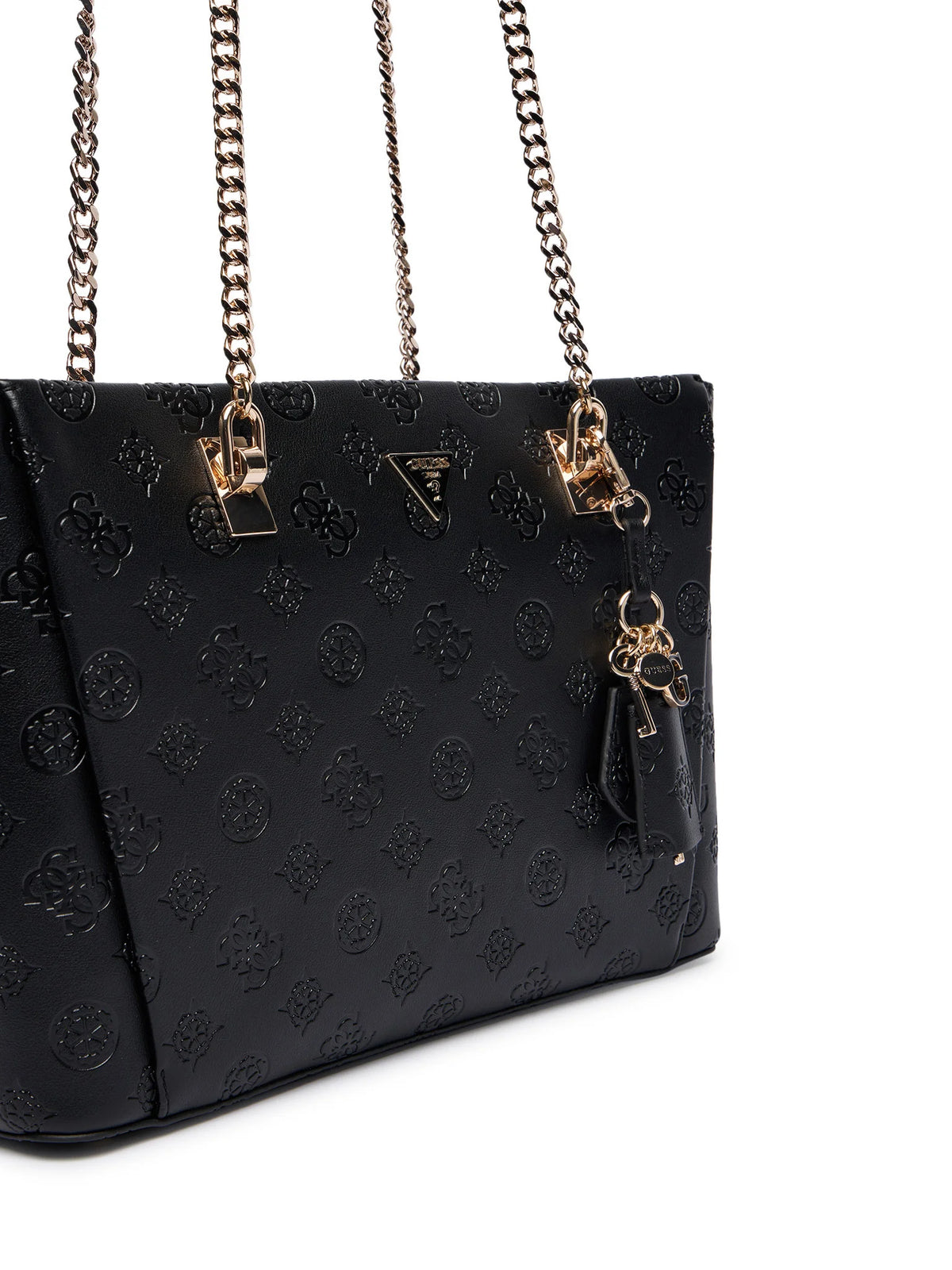 GUESS TISHA WOMEN'S SHOULDER BAG BLACK