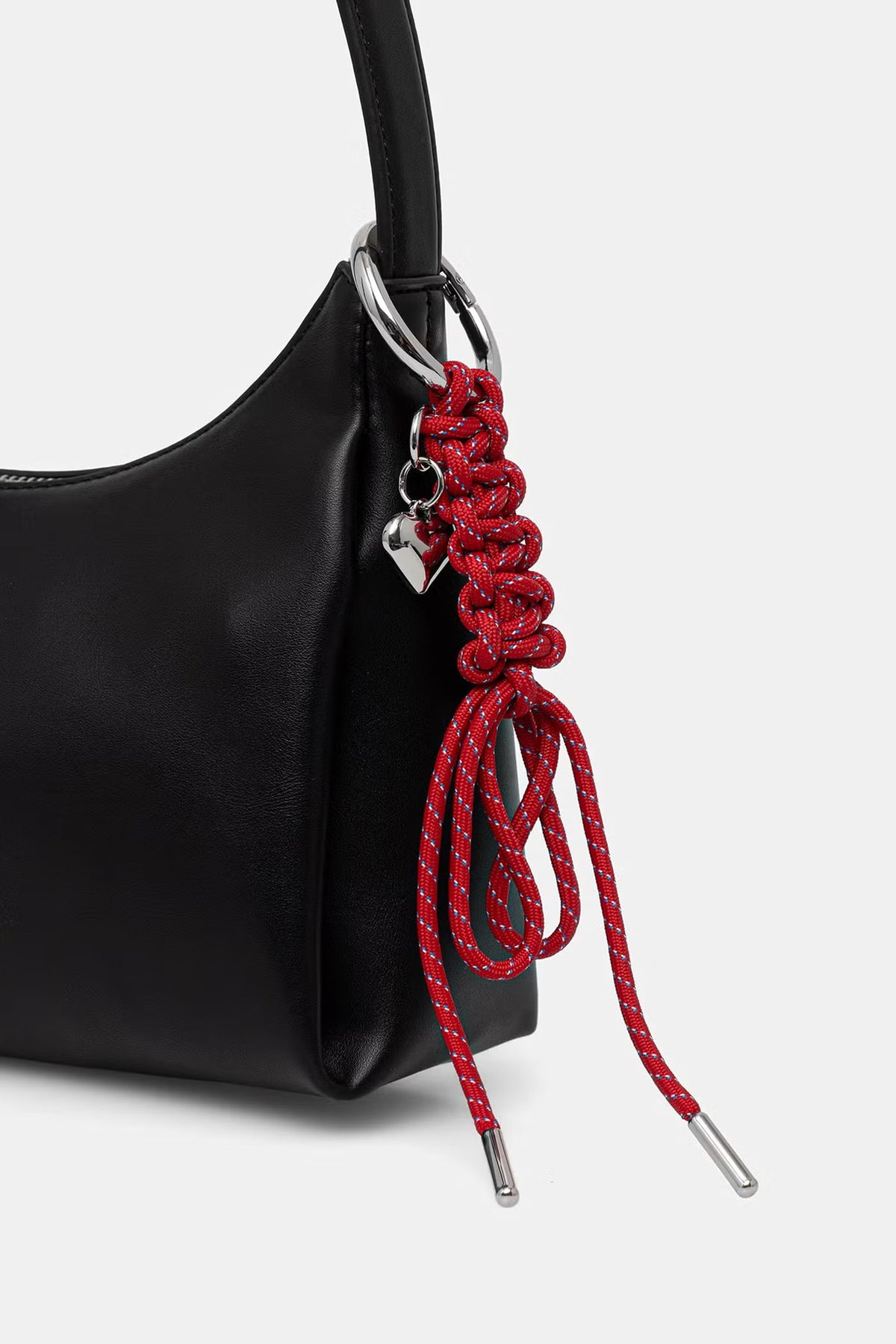 Small women's bag made of imitation leather