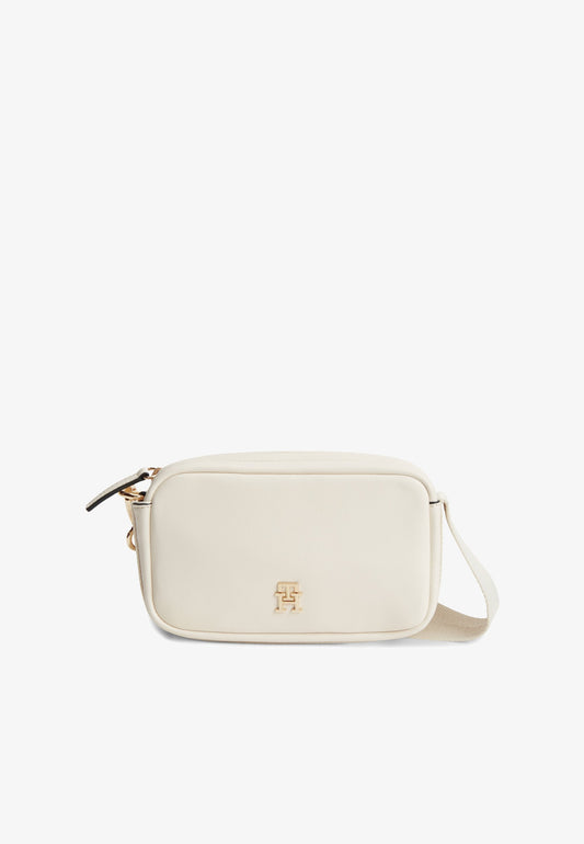 LOGOTAPE CAMERA - Crossbody bag - soft cream