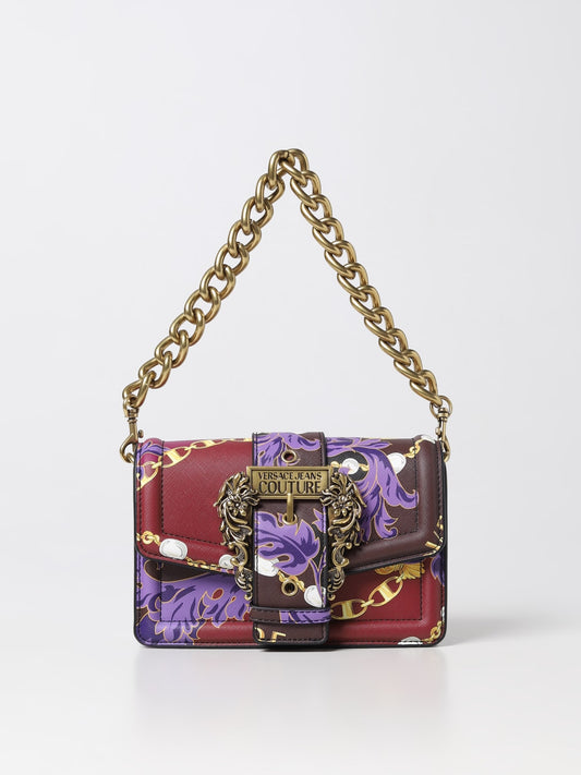 Chain Couture faux-leather crossbody bag
