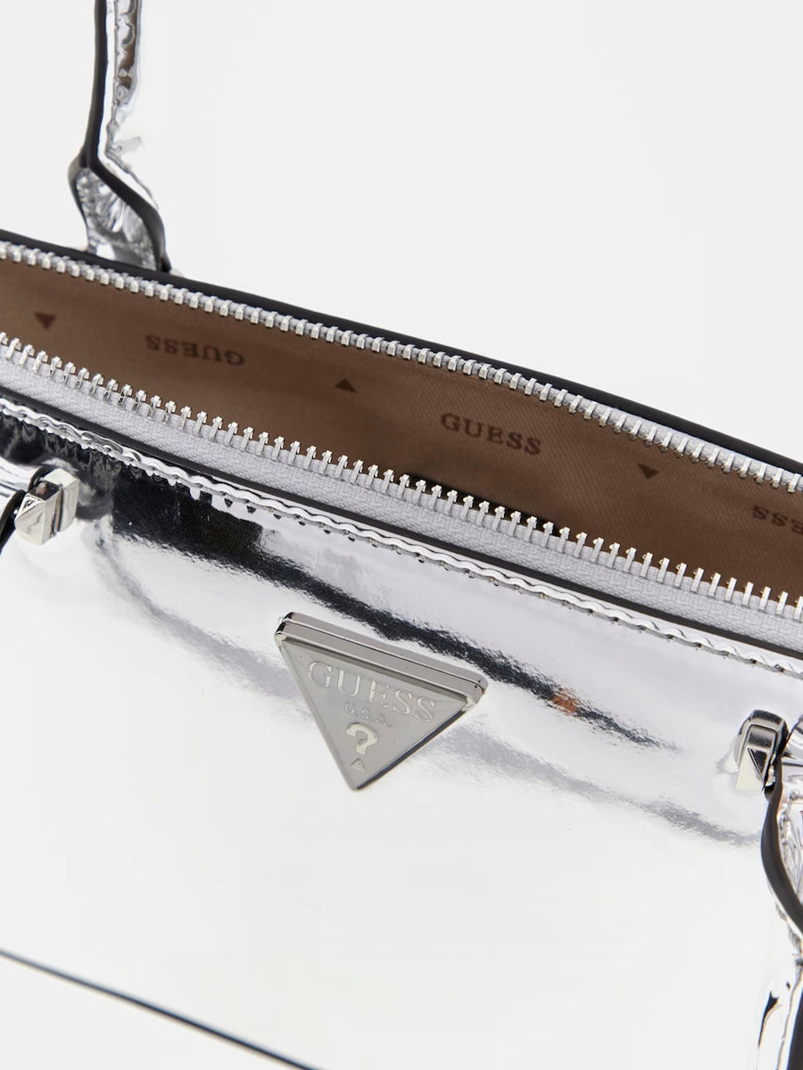 Guess Arnela Patent Shoulder Bag