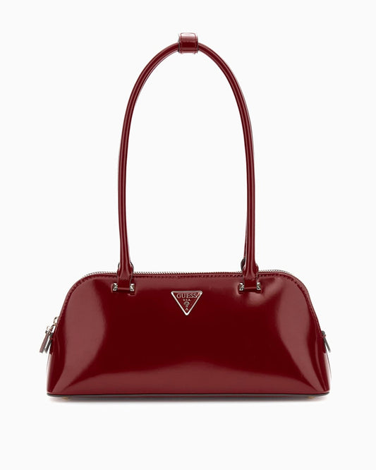 Guess Arnela Patent Shoulder Bag