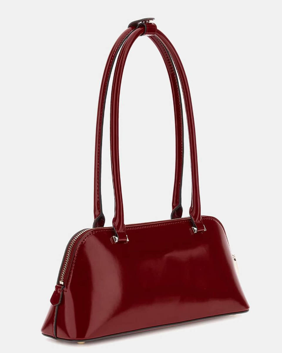 Guess Arnela Patent Shoulder Bag