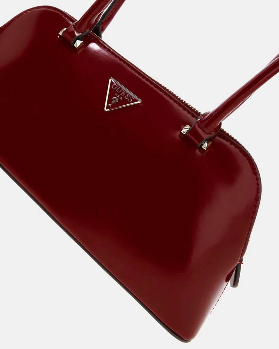 Guess Arnela Patent Shoulder Bag
