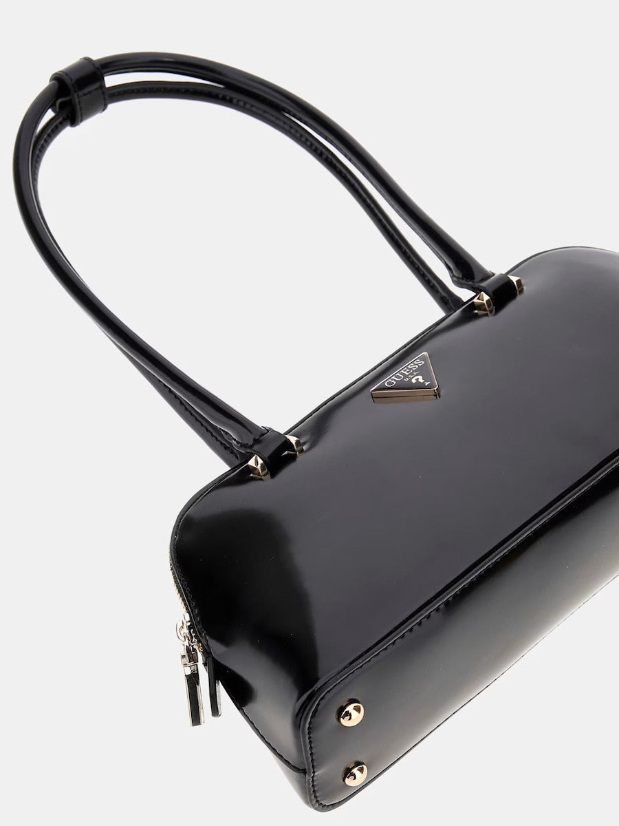 Guess Arnela Patent Shoulder Bag