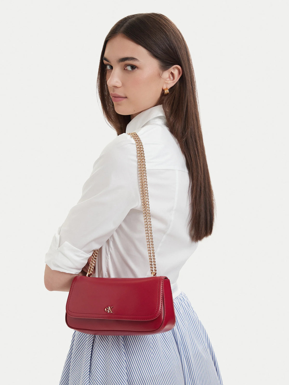 Ck Convertible Chain Small Bag