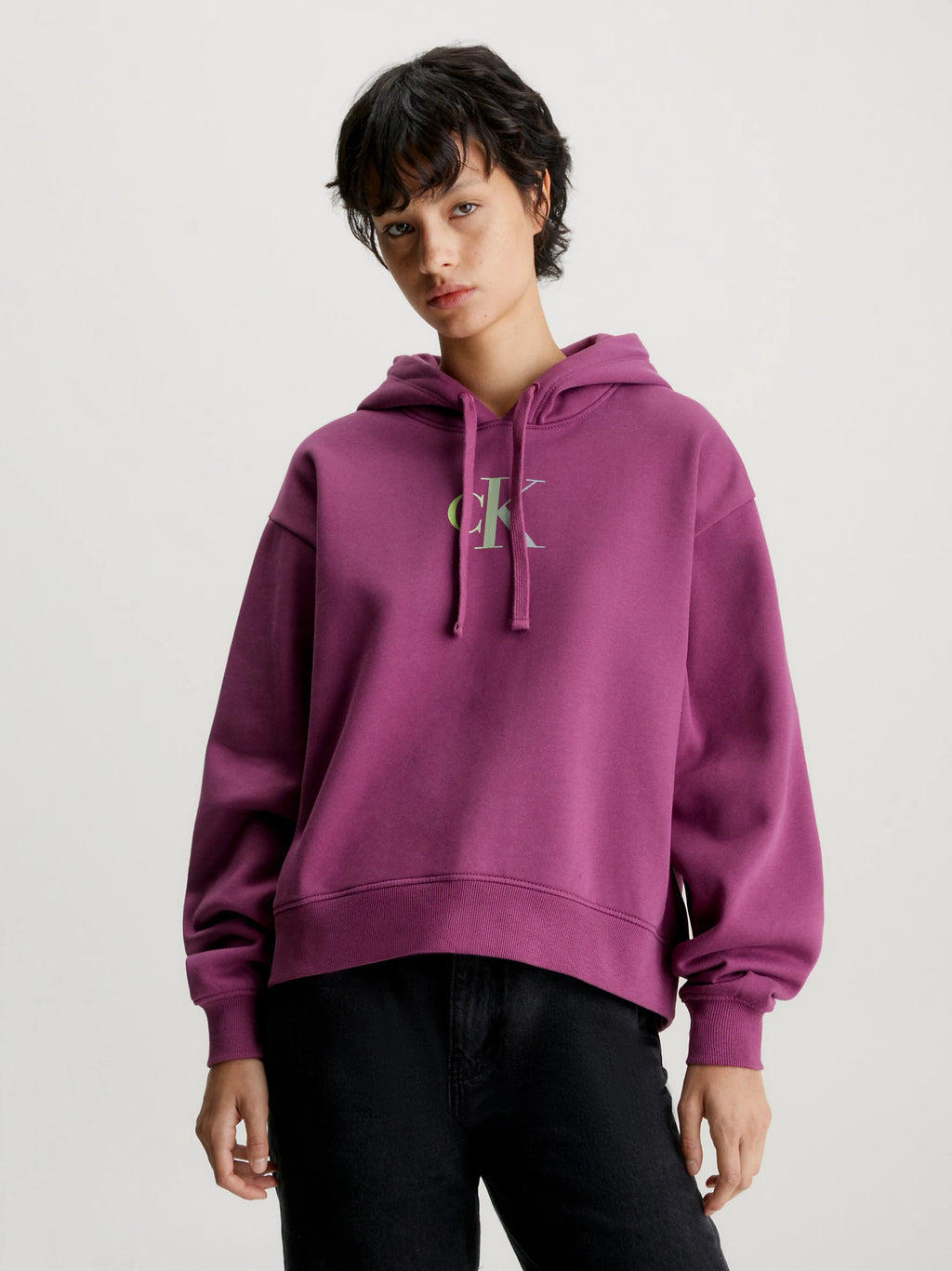 Oversized Gradient Logo Hoodie
