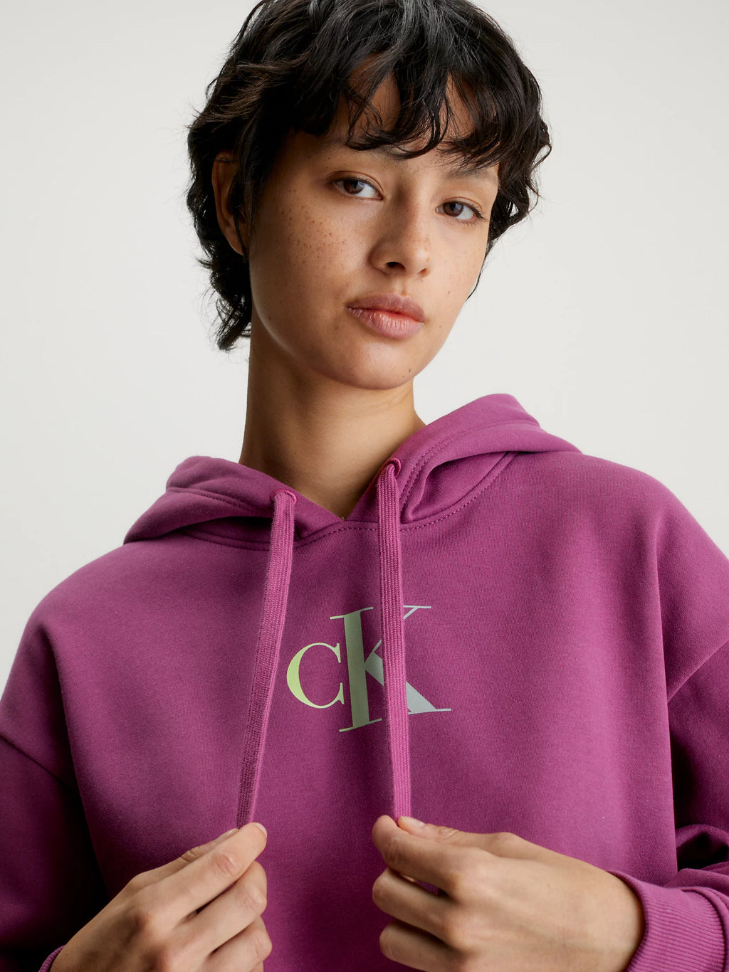 Oversized Gradient Logo Hoodie