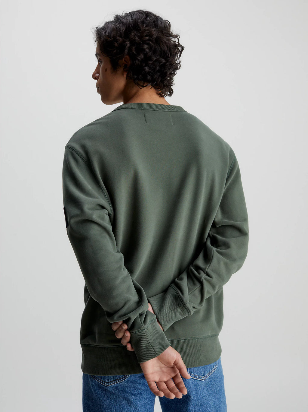 Cotton Badge Sweatshirt