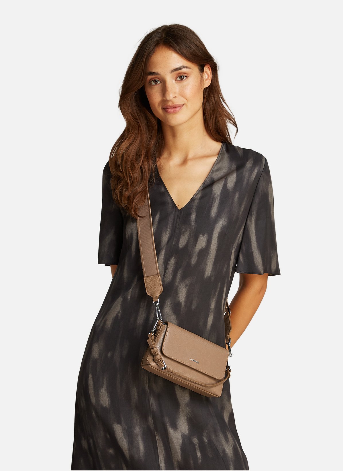 Ck Must Dbl Strap Mini Bag