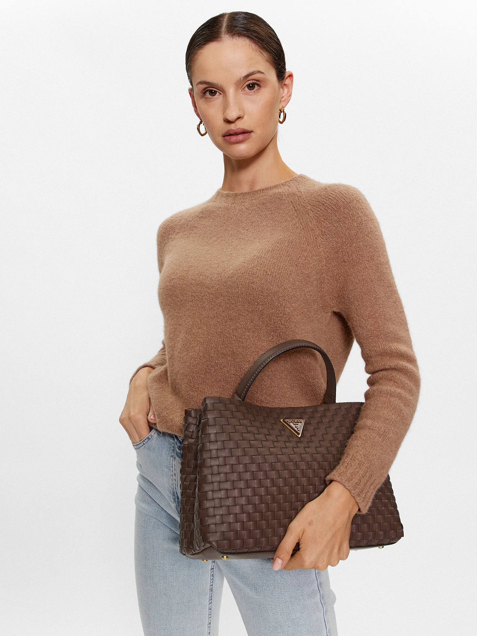 Lisbet woven handbag