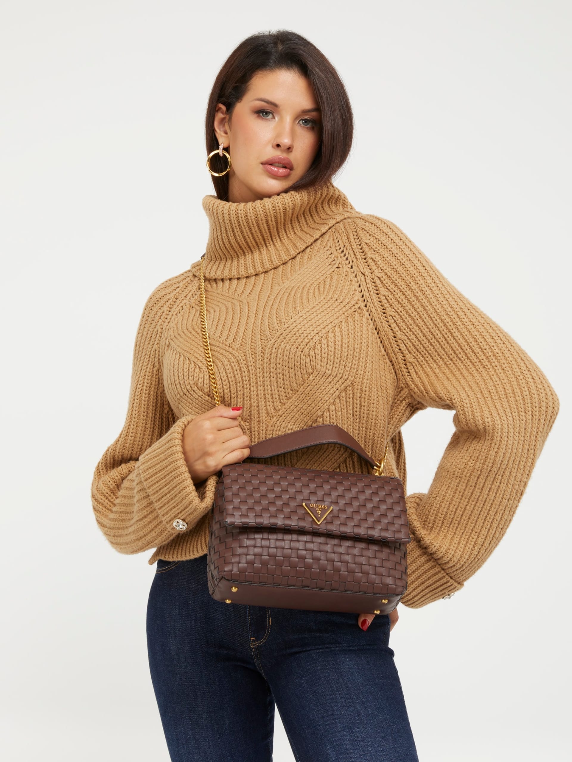 Lisbet woven mini crossbody