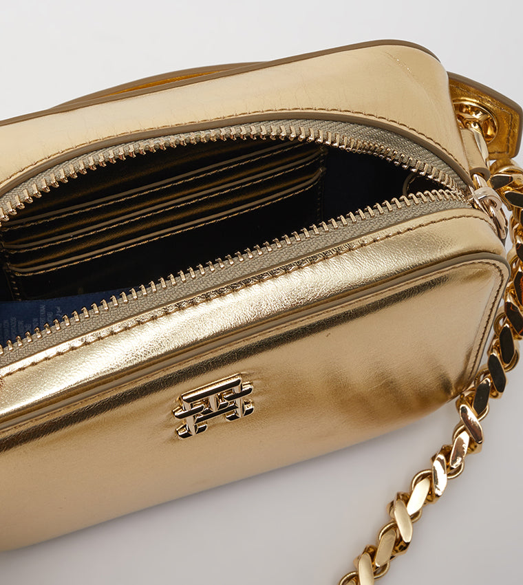Tommy Hilfiger Th Chic Trunk Gold Handbag