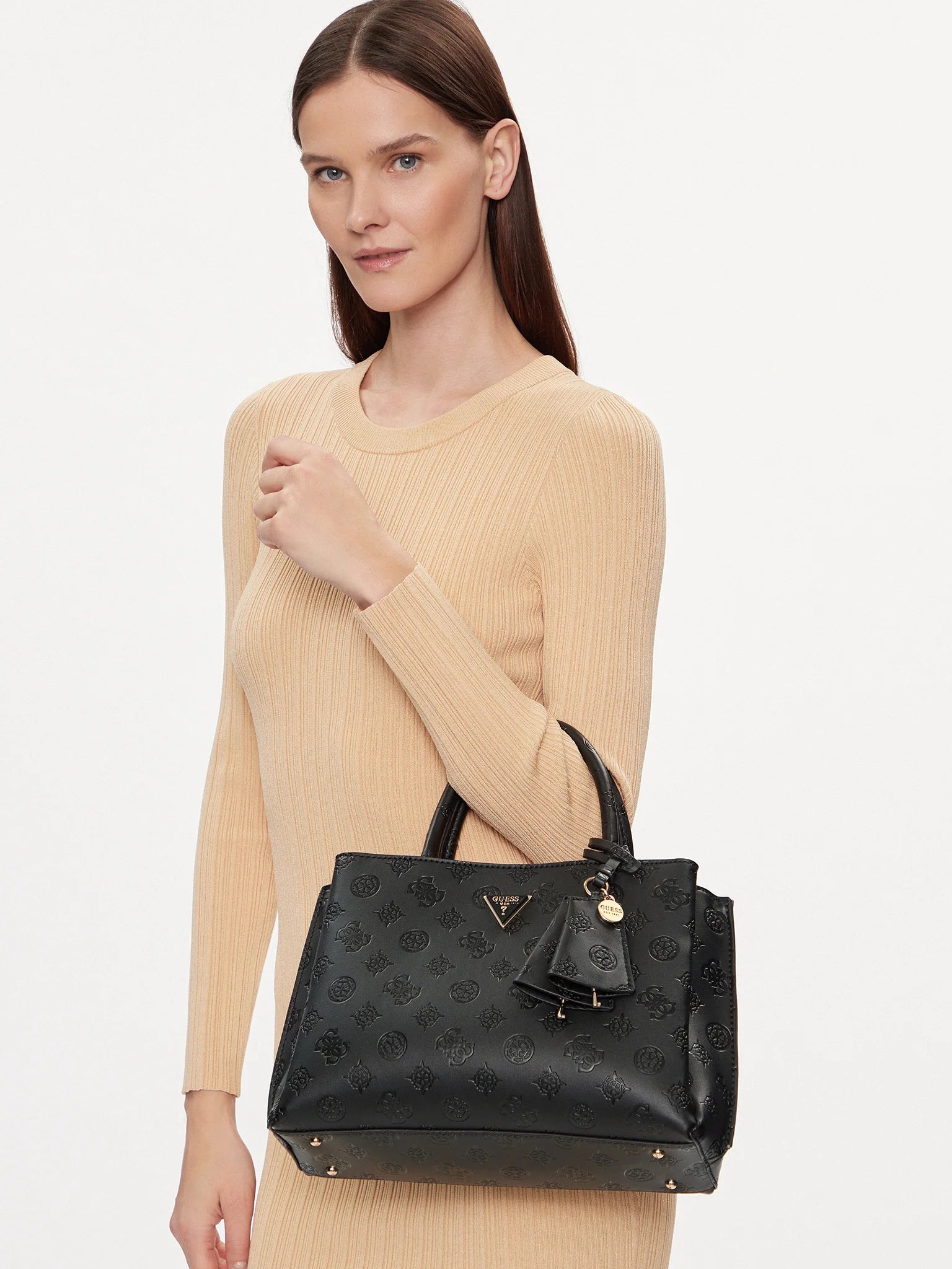 Jena 4g peony logo handbag