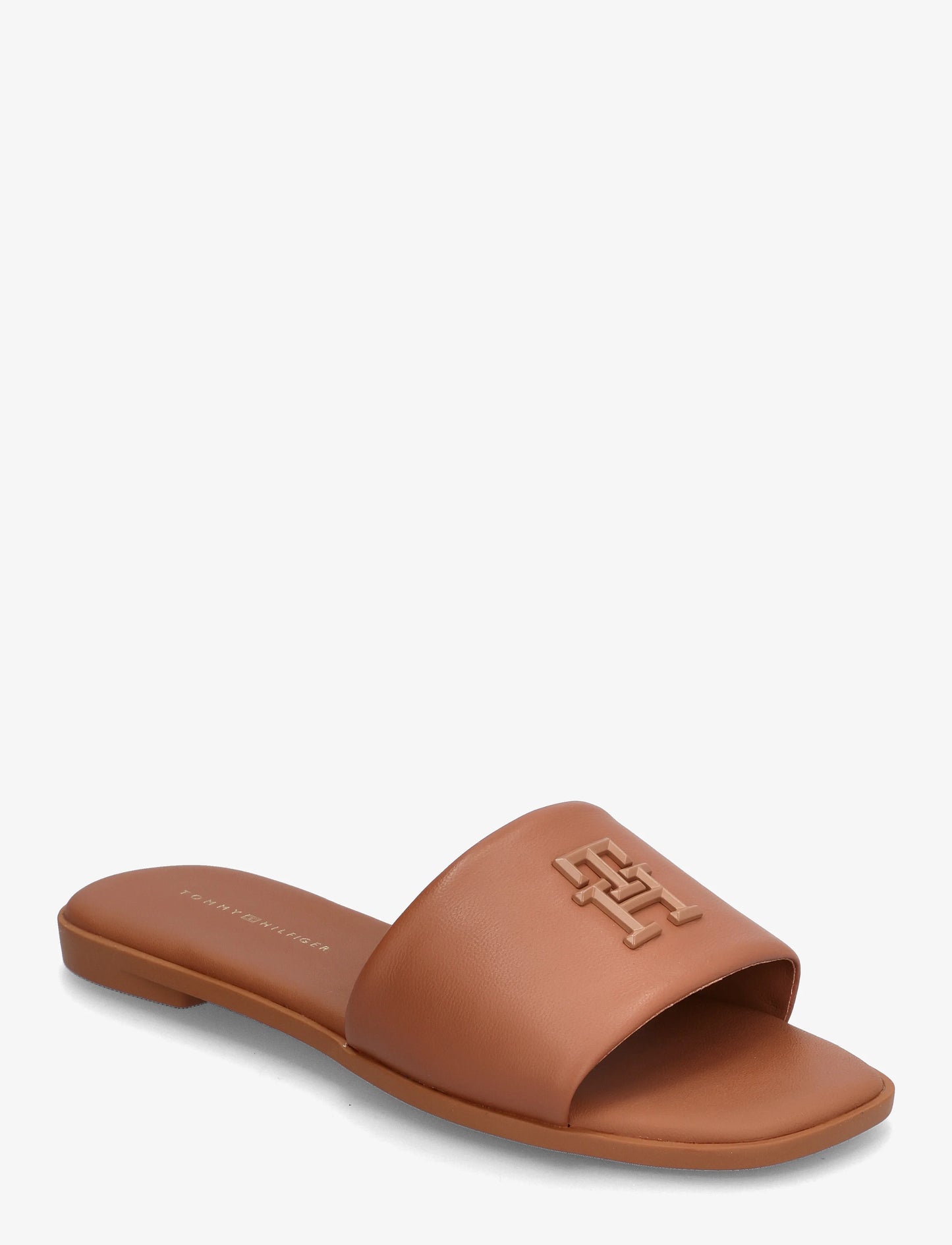 TH LOGO HARDWARE LEATHER MULE - Sandals