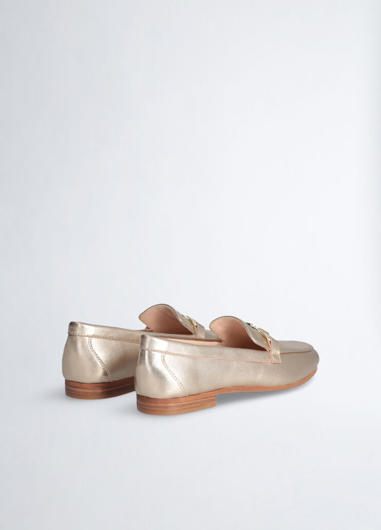 Emel 01 Golden Moccasins - Liu Jo