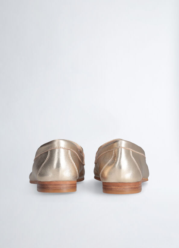 Emel 01 Golden Moccasins - Liu Jo