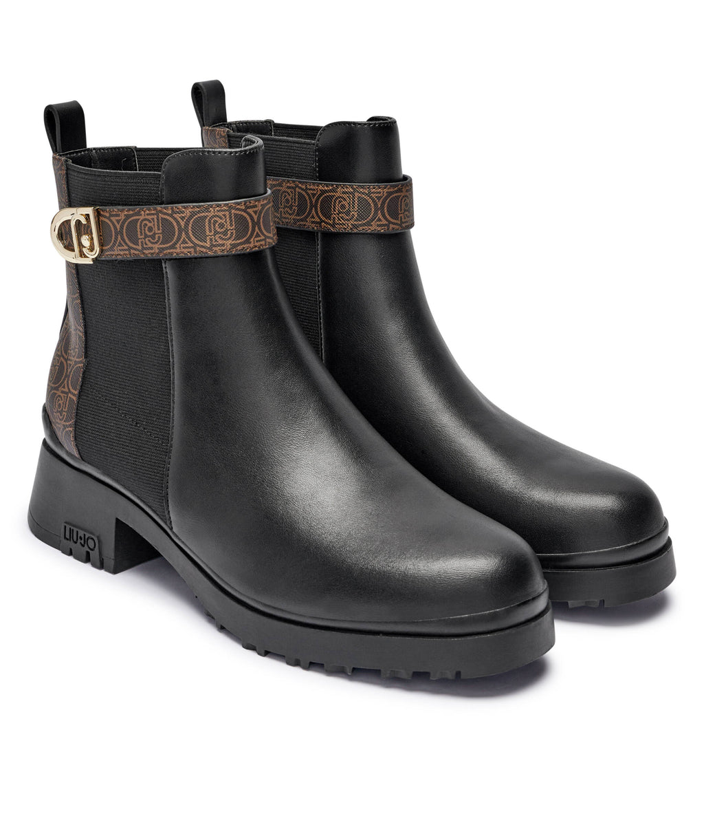 Platform ankle boots