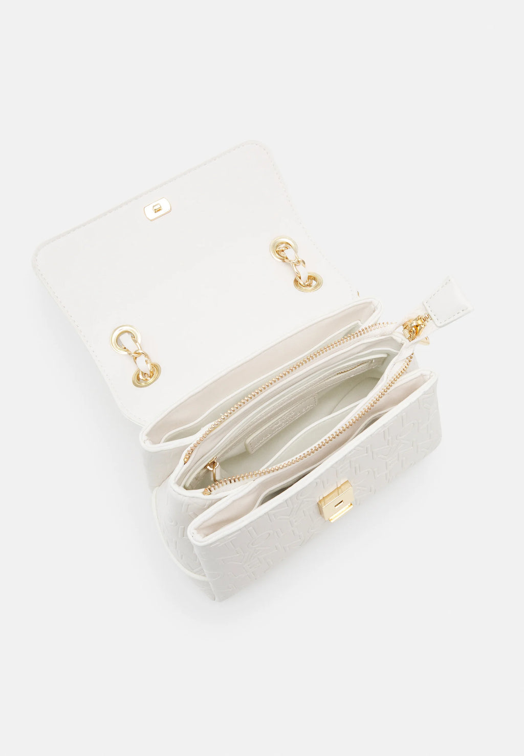 Relax Crossbody bag synthetic white