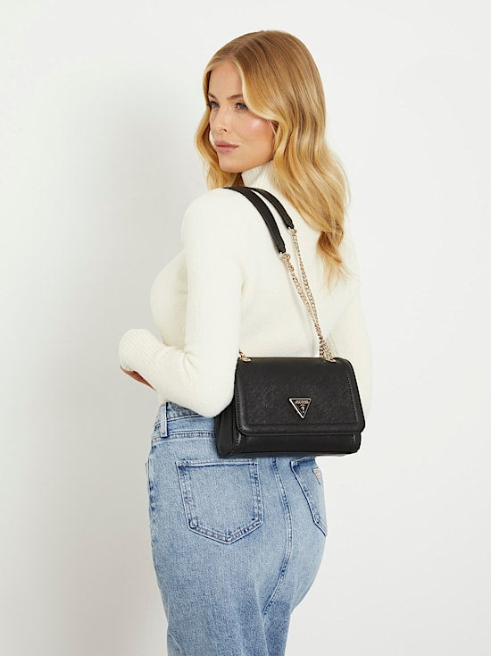 Noelle Saffiano Mini Crossbody Bag