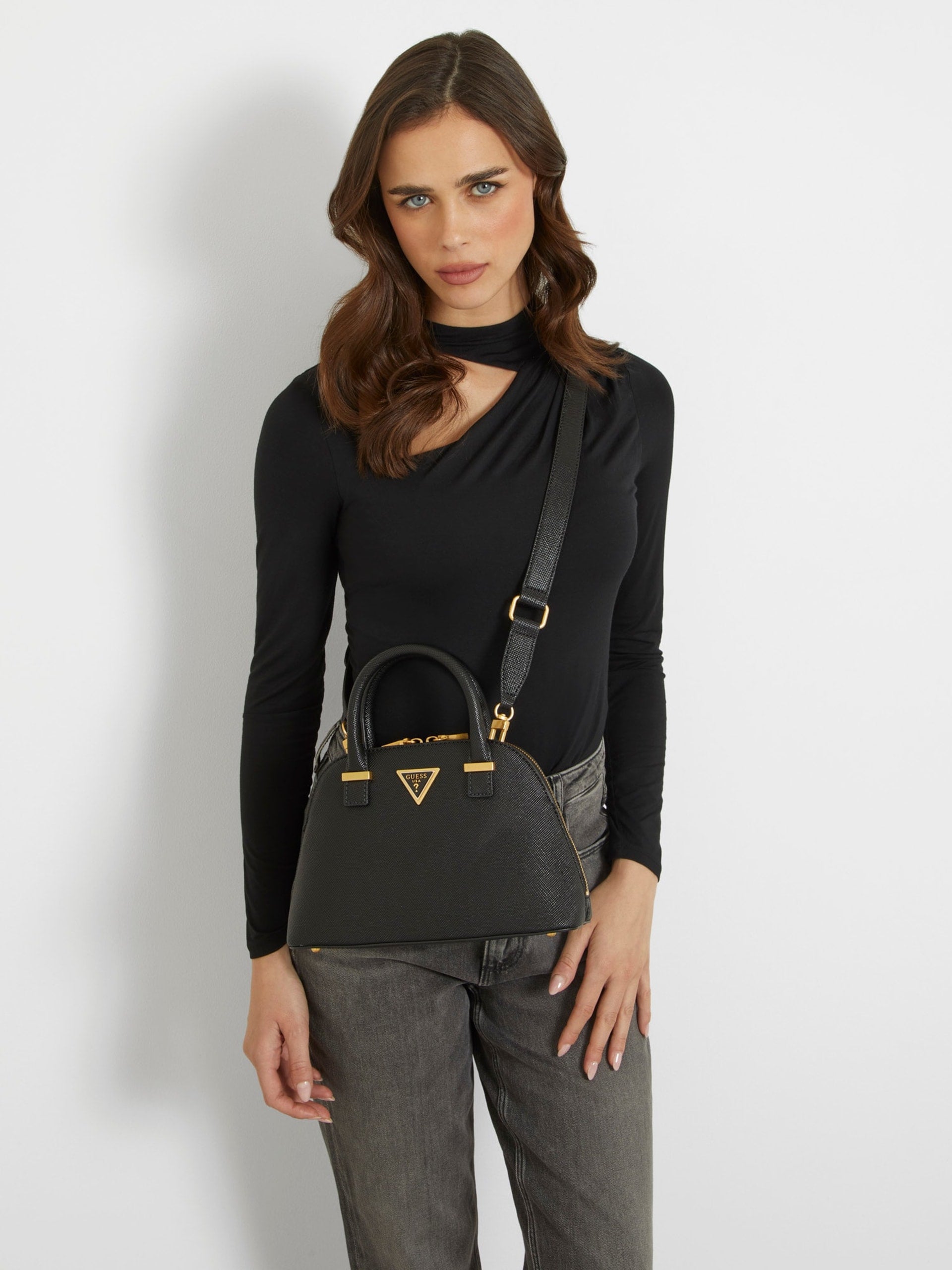 Lossie saffiano handbag