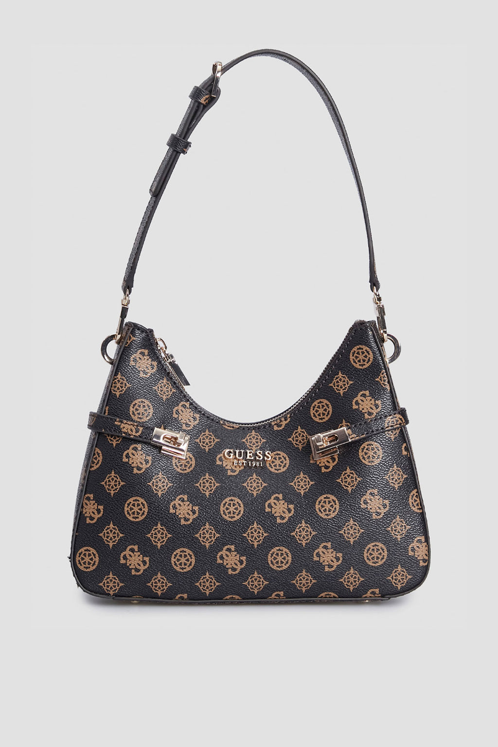Loralee Dark Brown Synthetic Shoulder Bag