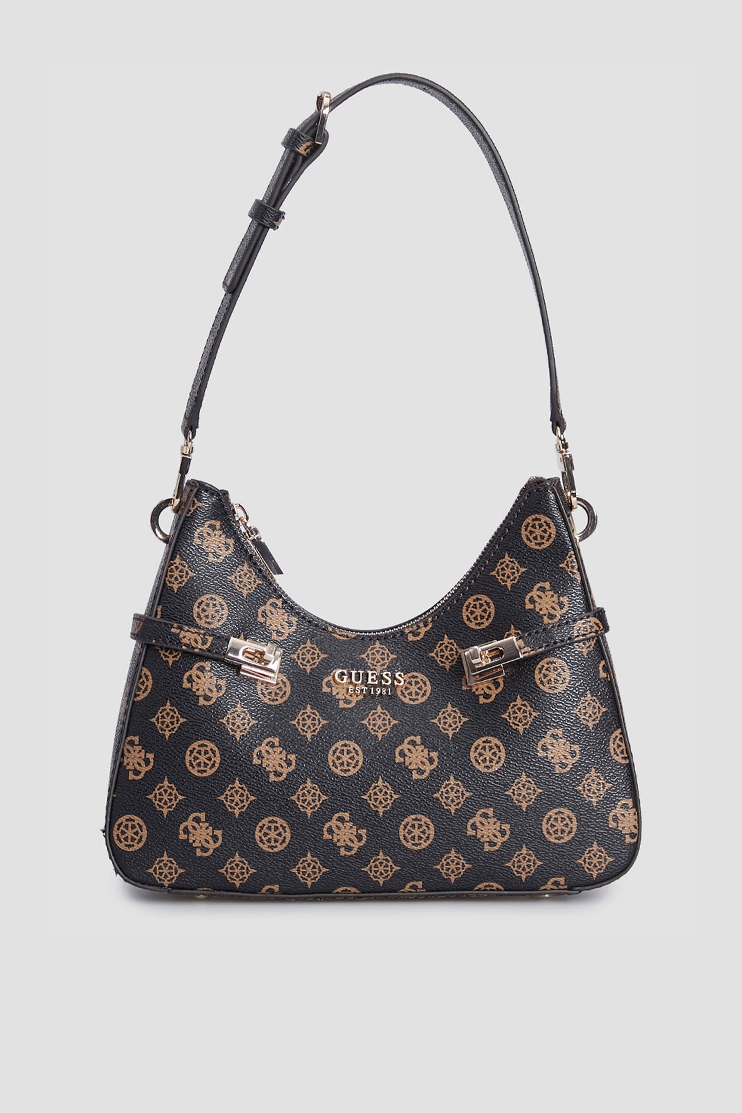 Loralee Dark Brown Synthetic Shoulder Bag