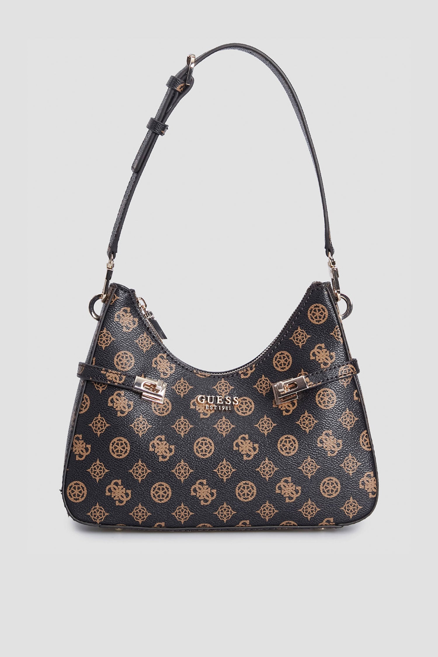 Loralee Dark Brown Synthetic Shoulder Bag