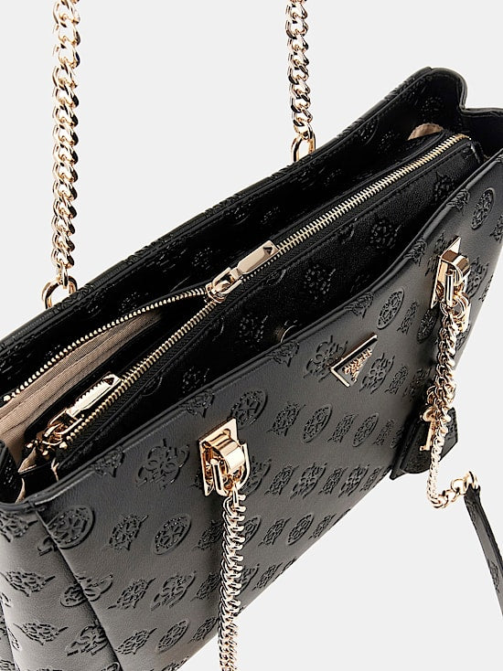 Tisha 4G Peony Logo Shoulder Bag