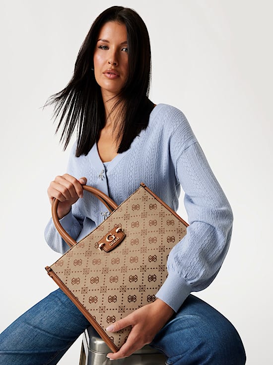 Neda 4G Peony Logo Handbag