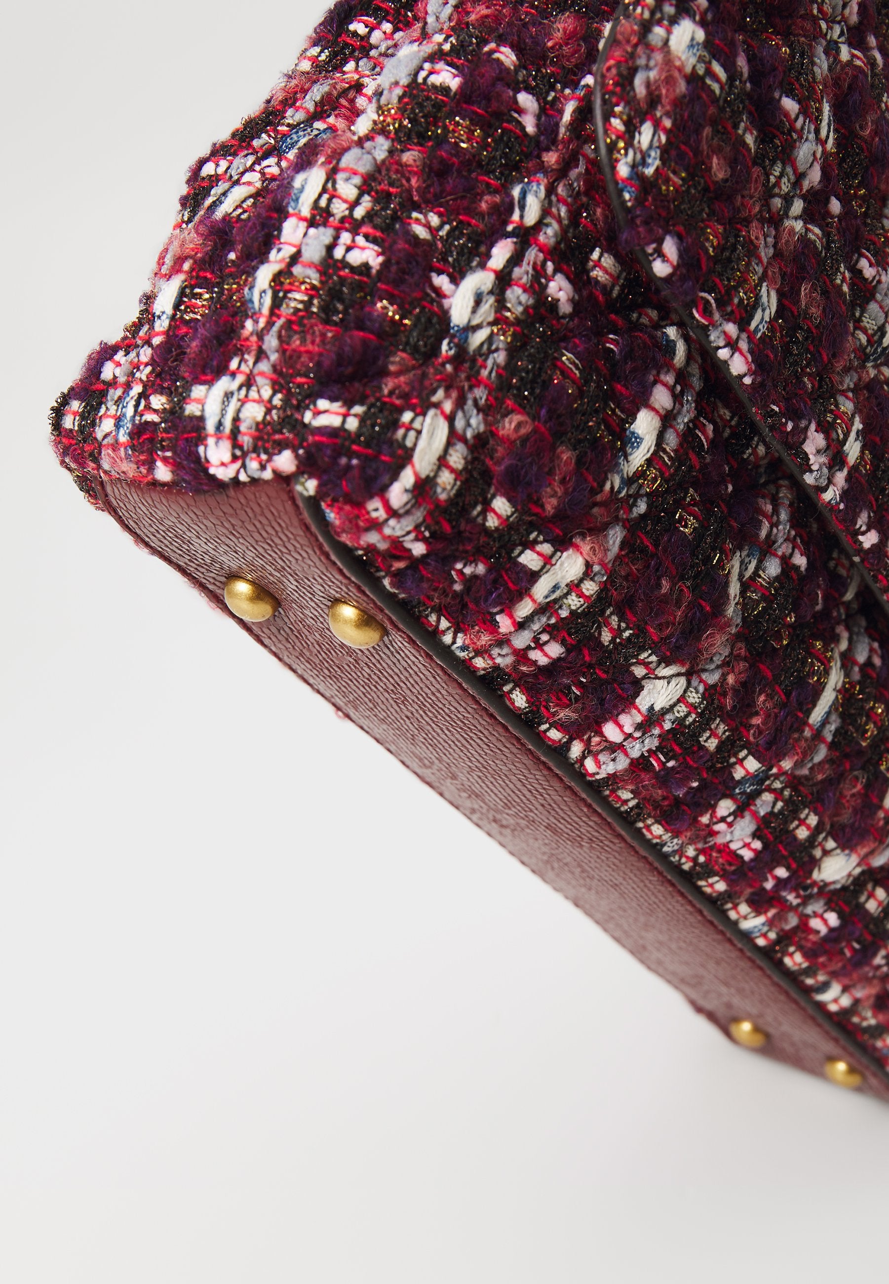 GIULLY CONVERTIBLE FLAP - Across body bag - burgundy multi