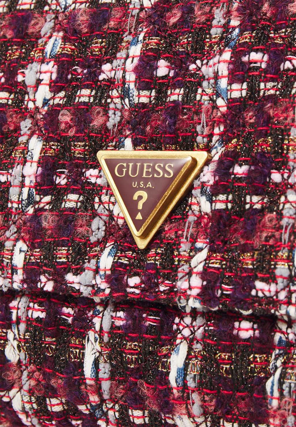 GIULLY CONVERTIBLE FLAP - Across body bag - burgundy multi