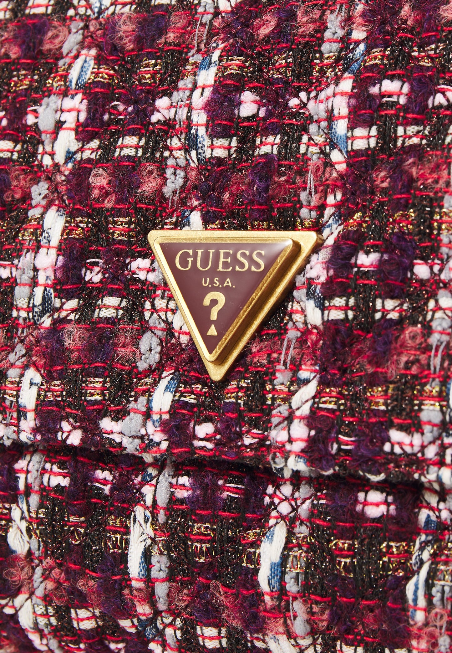 GIULLY CONVERTIBLE FLAP - Across body bag - burgundy multi