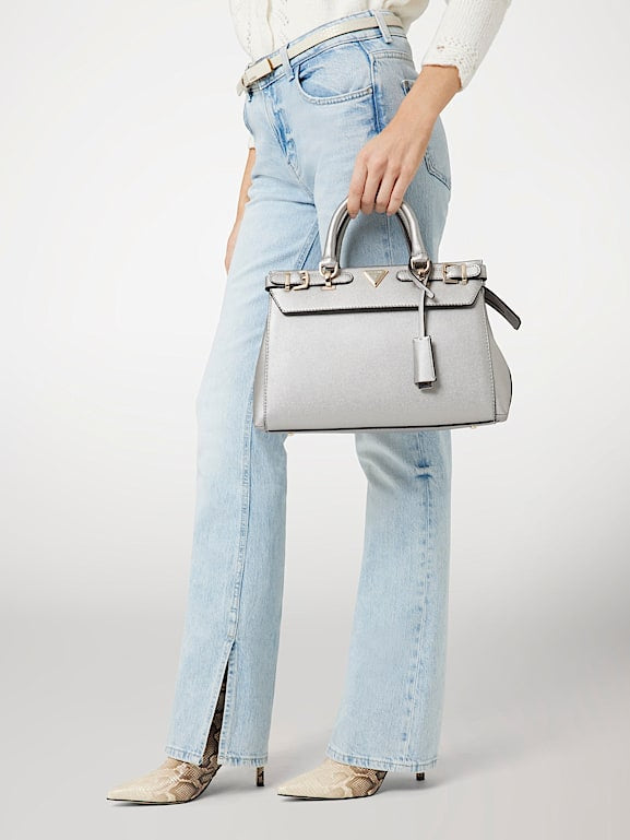 Eco Ali laminated handbag