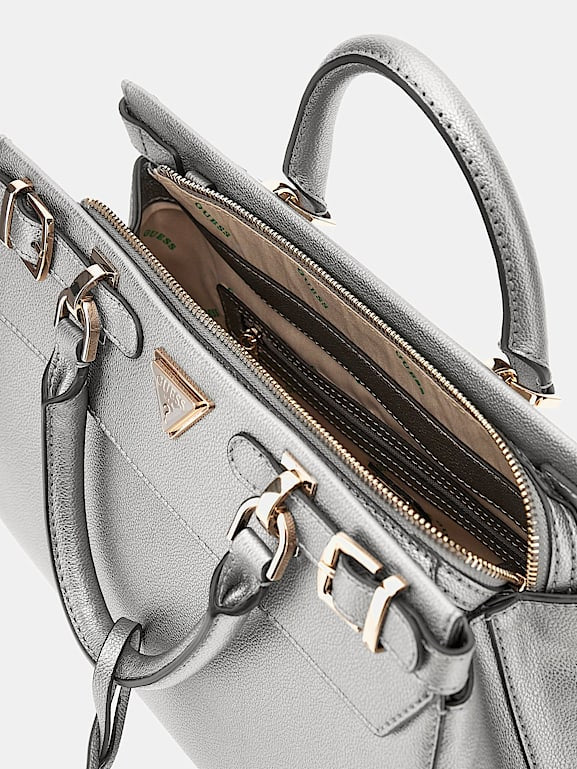 Eco Ali laminated handbag