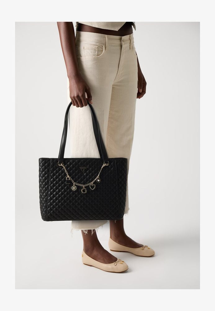 GUESS EVERLEE NOEL TOTE HANDBAG